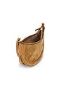 view 4 of 4 Suede Mini Shoulder Bag in Caramel & Tan