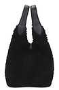 view 2 of 4 Shearling & Pebble Leather Tote Medium in Black