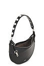 view 5 of 5 Sport Calf Studded Crossbody Bag Small in Black