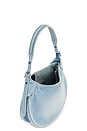 view 4 of 7 Denim Shoulder Bag Small in Linda Wash