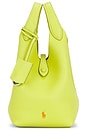 view 2 of 5 Shiny Drum Pebble Small Crossbody Bag in Limeade