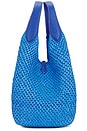view 2 of 4 Viscose Raffia Medium Tote in Jellyfish