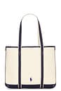 view 2 of 4 BOLSO TOTE LONA CANVAS TOTE BAG in Ecru & Newport Navy