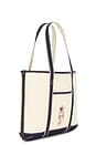 view 3 of 4 BOLSO TOTE LONA CANVAS TOTE BAG in Ecru & Newport Navy