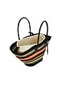 view 4 of 4 SAC FOURRE-TOUT TWIST RAFFIA in Multi Stripe