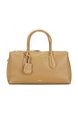 view 1 of 5 Soft Smooth Calf Satchel Bag in Split Tea