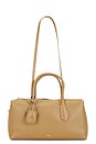view 6 of 5 Soft Smooth Calf Satchel Bag in Split Tea
