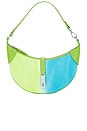 view 1 of 4 Small Shoulder Bag in Lime Turquoise Tie Dye