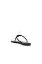 view 3 of 5 Nappa Play Thong Sandals in Black