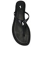view 4 of 5 Nappa Play Thong Sandals in Black