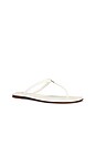 view 2 of 5 Nappa Thong Flat Sandals in White