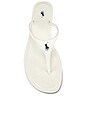 view 4 of 5 Nappa Thong Flat Sandals in White