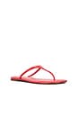 view 2 of 5 Nappa Thong Flat Sandals in Ruby