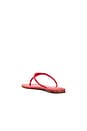 view 3 of 5 Nappa Thong Flat Sandals in Ruby