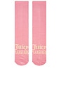view 3 of 4 Juicy Pleasures Socks in Pink