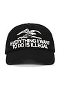 view 1 of 2 Illegal Snapback Hat in Black
