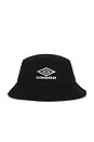 view 4 of 4 x Umbro Reversible Bucket Hat in Black