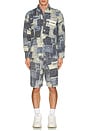 view 4 of 4 Boro Baggy Jorts in Indigo