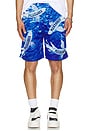 view 5 of 6 Koi Mesh Shorts in Blue