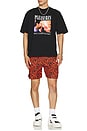 view 6 of 6 SHORT DE SPORT LEOPARD in Red