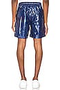view 3 of 4 Liquid Metallic Shorts in Navy