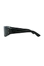 view 3 of 3 Bona Wrap Sunglasses in Black
