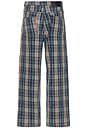 view 2 of 5 Formula Plaid Baggy Jeans in Navy