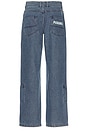 view 2 of 5 Floral Ultra Double Knee Work Pant in Indigo