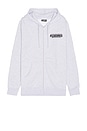 view 2 of 3 Staff Zip Hoodie in Heather Grey