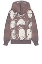 view 2 of 4 Nonagram Zip Hoodie in Smoke