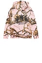 view 2 of 5 Realtree Velour Hoodie in Pink Edge