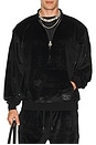view 4 of 5 Crest Velour Quarter Zip in Black