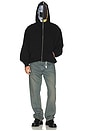 view 5 of 5 x Daft Punk Ram Zip Hoodie in Black