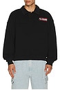 view 3 of 4 Gentle Polo Sweatshirt in Black