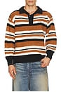 view 1 of 5 Cooper Polo Sweater in Brown