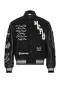 view 1 of 5 Nerd Varsity Jacket in Black