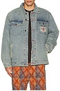 view 4 of 5 Park Insulated Denim Jacket in Indigo