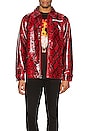 view 1 of 6 Rail Snakeskin Work Jacket in Red