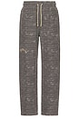 view 1 of 5 Linear Easy Pants in Charcoal