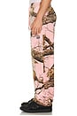 view 4 of 5 Realtree Velour Track Pants in Pink Edge