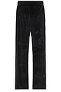 view 2 of 6 Crest Velour Track Pants in Black