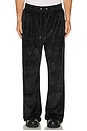 view 4 of 6 Crest Velour Track Pants in Black