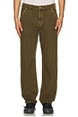 view 1 of 6 Rail Stripe Work Pants in Brown