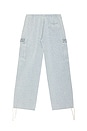 view 5 of 6 Knitted Indigo Cargo Pants in Indigo