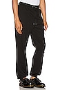 view 3 of 5 Harvard Embroidered Sweatpant in Black