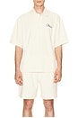 view 4 of 4 Zen Terry Boxy Polo in Off White