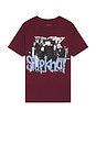 view 1 of 4 Compass T-Shirt in Burgundy