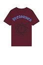 view 2 of 4 Compass T-Shirt in Burgundy