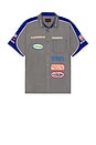 view 1 of 5 Terror Button Up Shirt in Grey