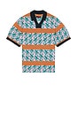 view 1 of 5 Gecko Jacquard Polo in Multi
